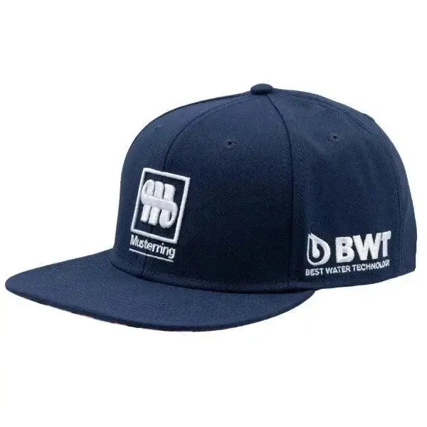 Maximilian Götz Cap Sponsor Flat Brim navy