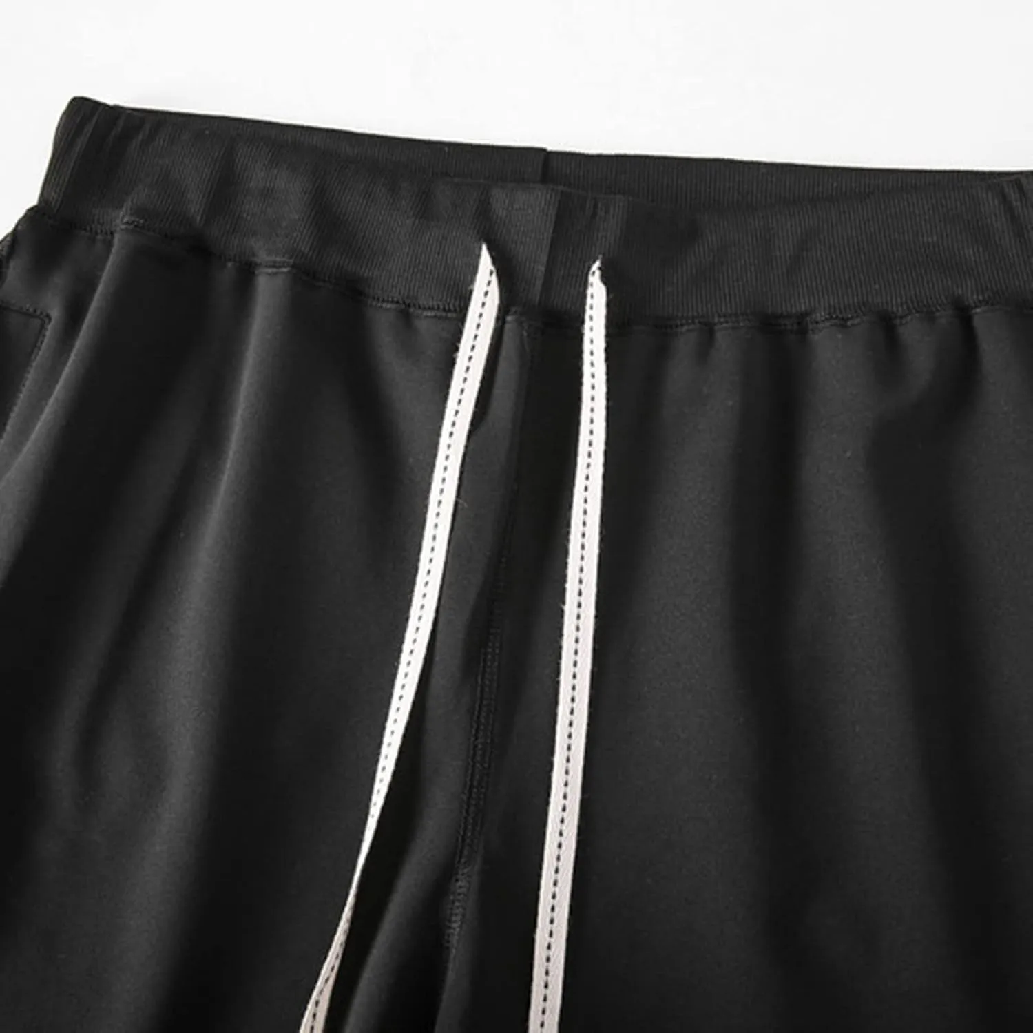 Mens Casual Shorts for Summer Beach Elastic Waist Drawstring Breathable Workout Short Pants Walking Exercise Trunks