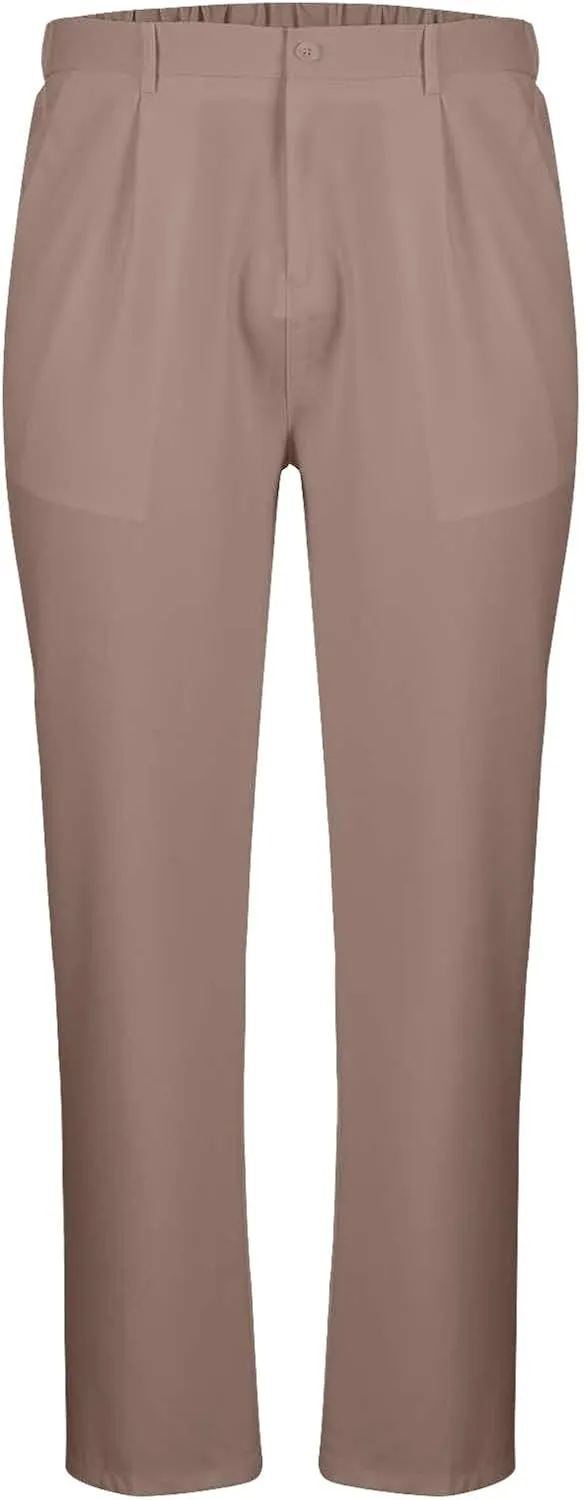 Mens Dress Pants Stretch Classic Fit Dress Pants Pleated Front Casual Pant Dress Pants Straight Fit Pants