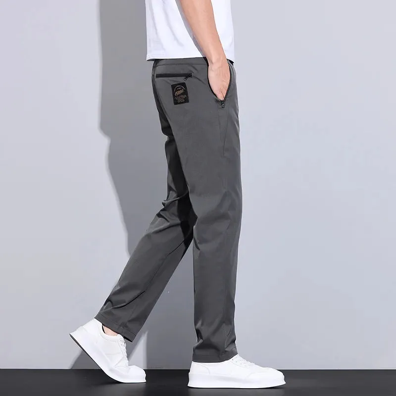 Men's Elastic Slim Golf Trousers