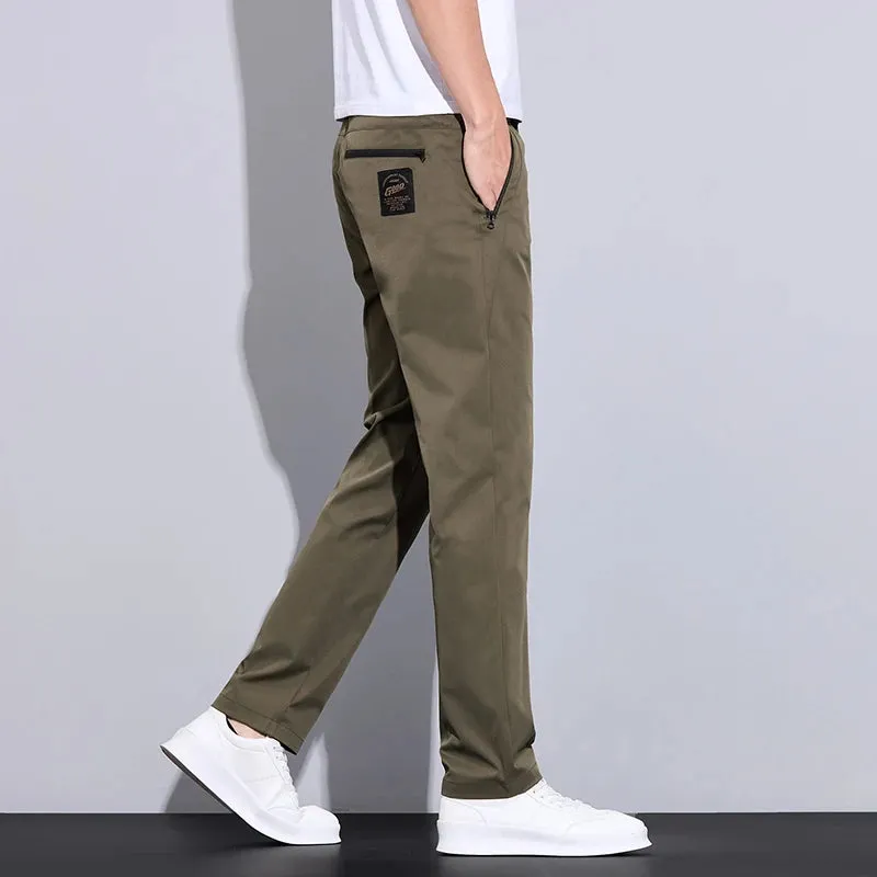 Men's Elastic Slim Golf Trousers