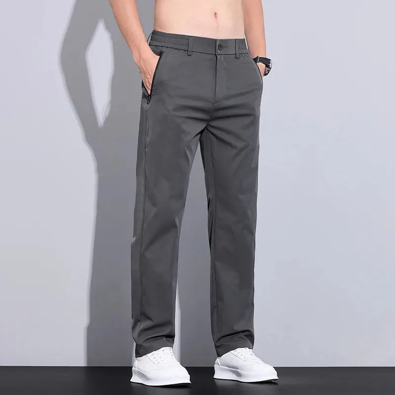 Men's Elastic Slim Golf Trousers