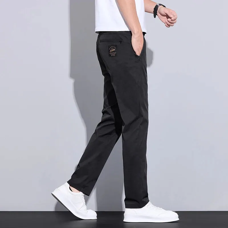 Men's Elastic Slim Golf Trousers
