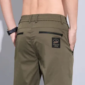 Men's Elastic Slim Golf Trousers