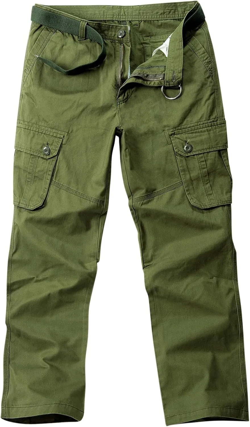 Mens Hiking Pants Outdoor Mens Cargo Pants Casual Lightweight Joggers Work Pants Multi-Pocket Military Pants