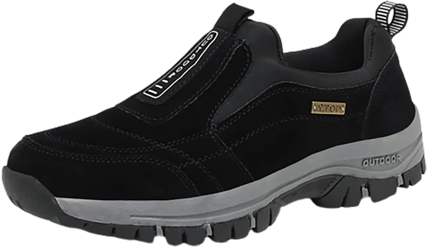 Men's Kiking Shoes Sports Walking Running Traveling Lightweight Breathable Slip On Loafers