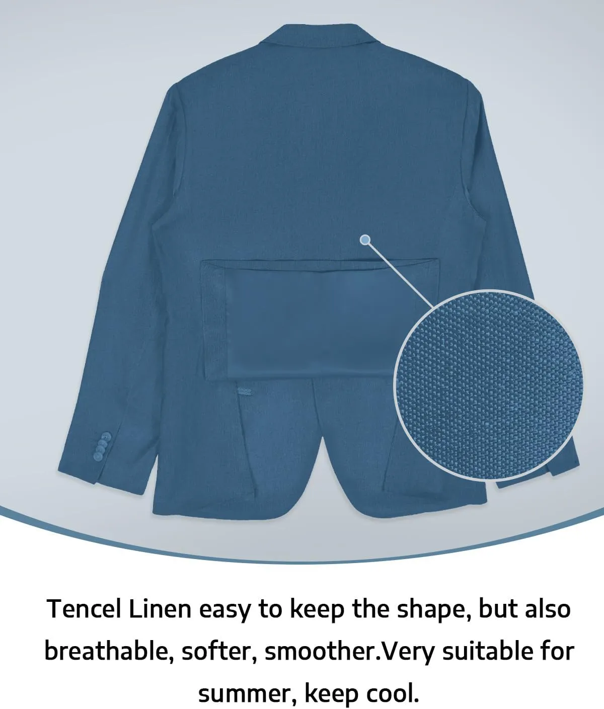Men's Suit Tencel Linen Two Piece Slim Fit Summer Grooms Wedding Prom Dress Tuxedo Suits for Men Blazer Pants Set