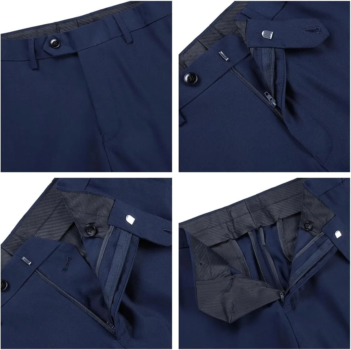 Mens Suits Regular Fit 3 Piece Tuxedo Blazer Jacket Vest Pants Formal Suit Set for Men Wedding Prom Casual