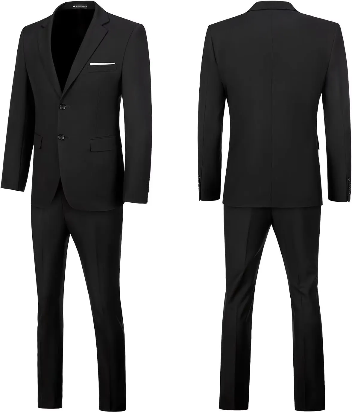 Mens Suits Slim Fit Prom Homecoming Suit for Men Wedding Business Tux Outfit 2 Piece Suit Jacket Blazer ＆Pants Set