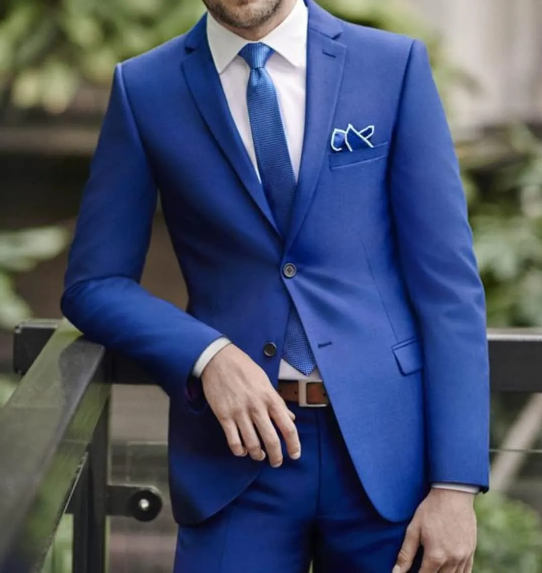 Mens Suits Slim Fit Prom Homecoming Suit for Men Wedding Business Tux Outfit 2 Piece Suit Jacket Blazer ＆Pants Set