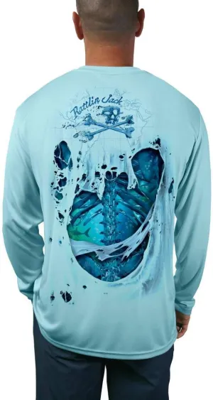 Men's Water Bones UV Long Sleeve Fishing Shirt