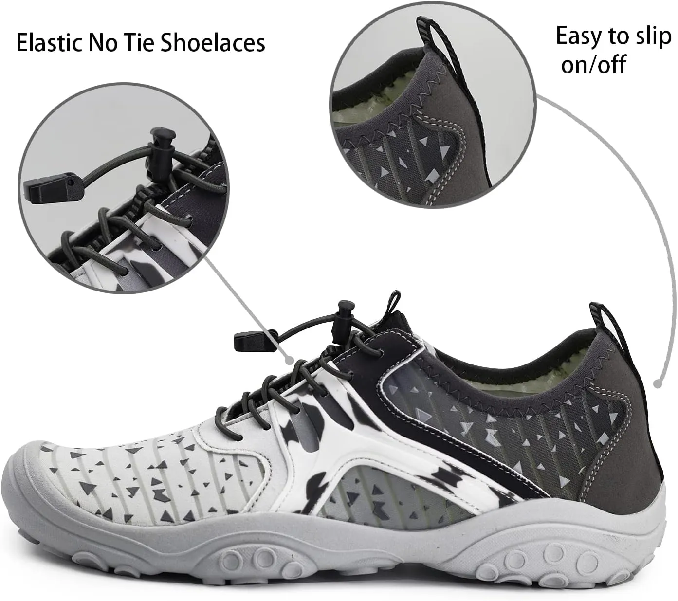 Men's Women's Water Shoes Quick Dry Barefoot Beach Brook Athletic Sport Shoes Boating Surfing Hiking Yoga Daily Wear Match