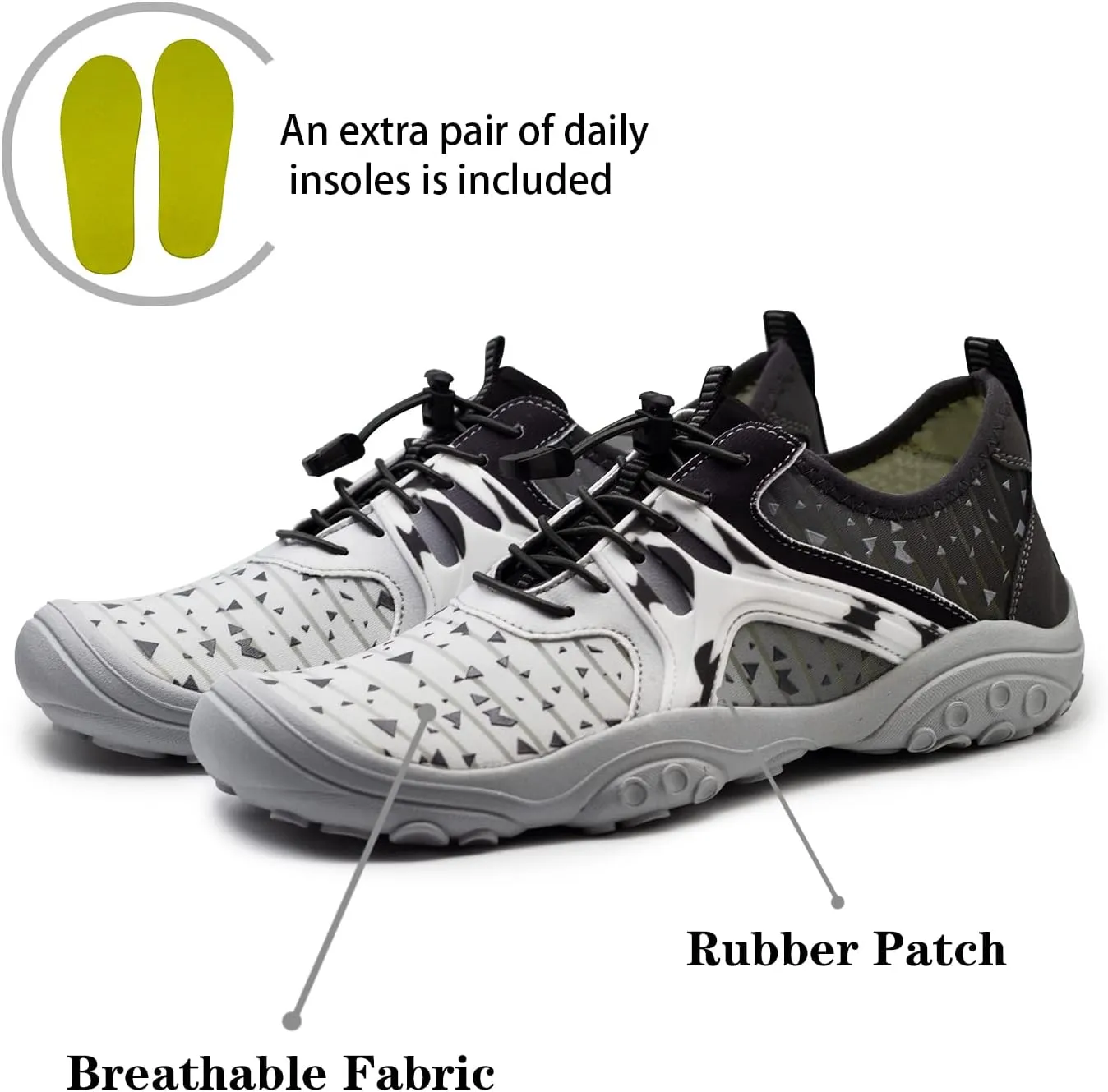 Men's Women's Water Shoes Quick Dry Barefoot Beach Brook Athletic Sport Shoes Boating Surfing Hiking Yoga Daily Wear Match