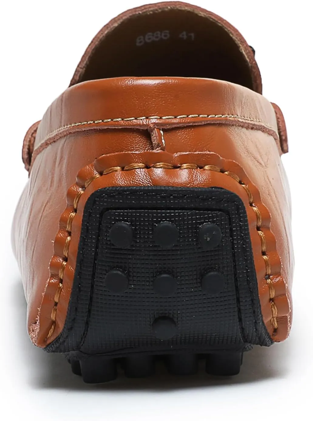 Mens's Loafers Genuine Leather Penny Loafers Slip on Casual Shoes Non Slip Lightweight Office Shoes