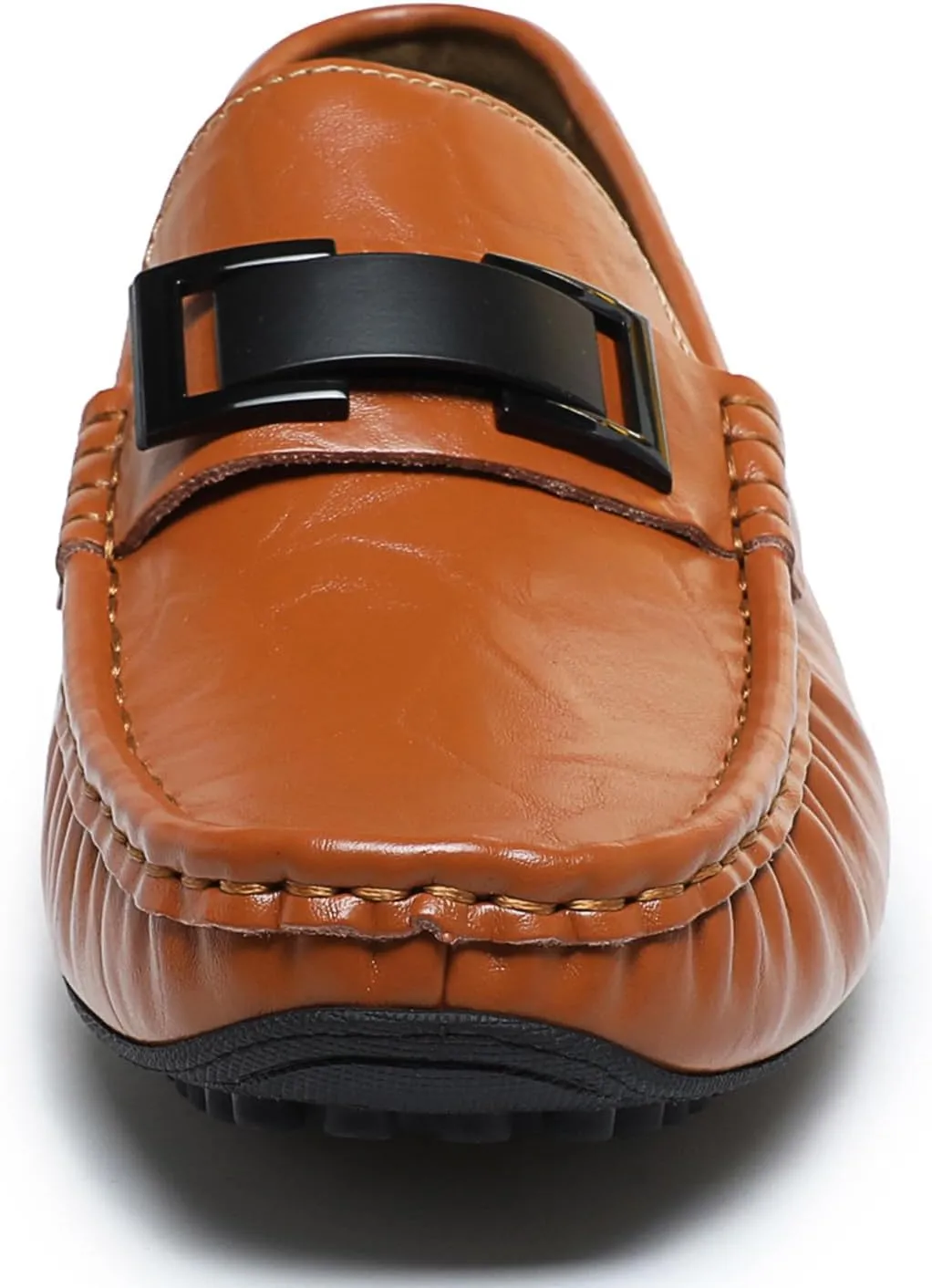 Mens's Loafers Genuine Leather Penny Loafers Slip on Casual Shoes Non Slip Lightweight Office Shoes