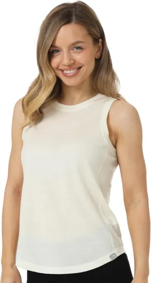 Merino Wool Tank Top Women - Active Merino Wool Undershirt Moisture Wicking Breathable Anti-Odor Lightweight Base Layer
