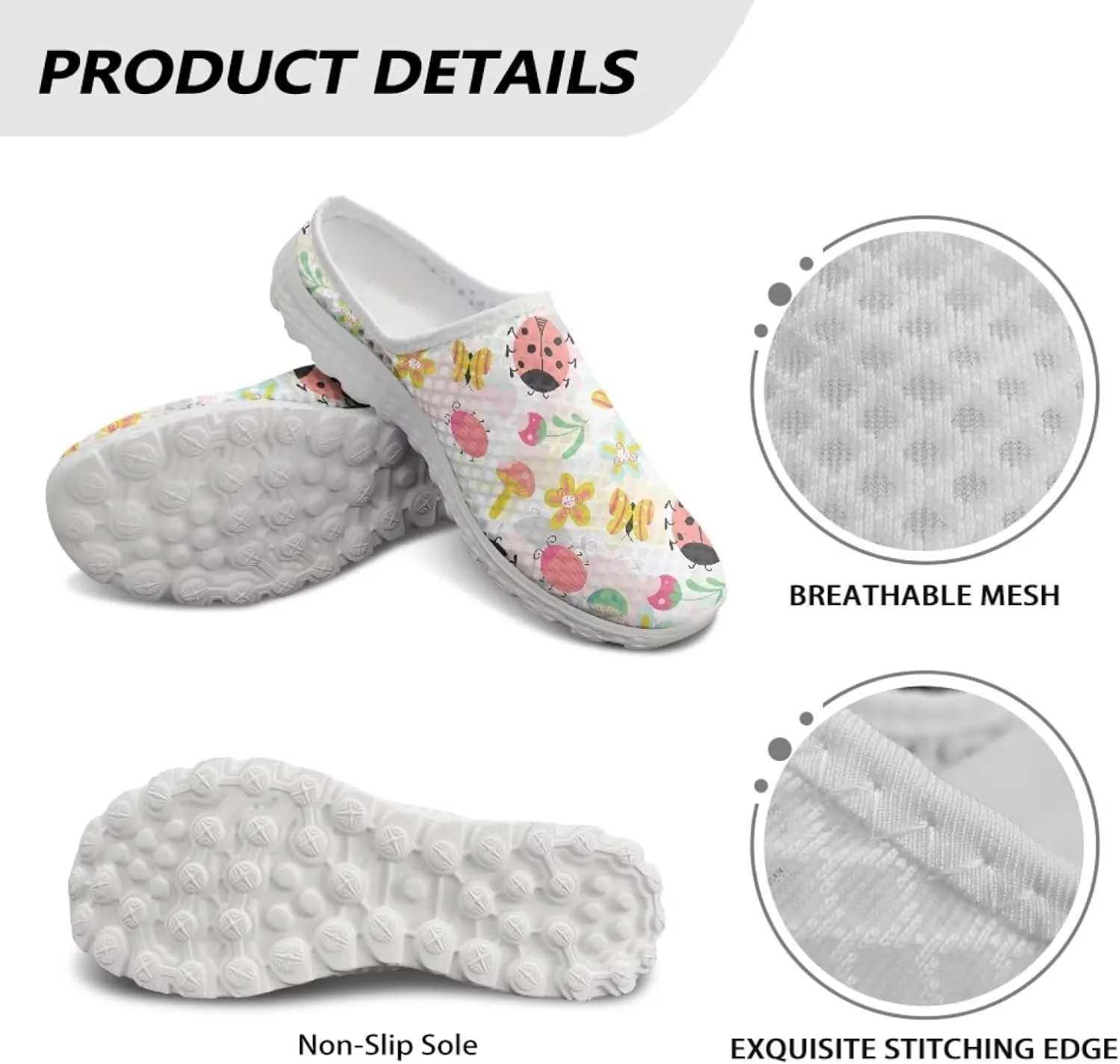 Mesh Flats Water Shoes for Women Slip On Barefoot Aque Shoes Womens Mules for Summer Quick Dry Casual Walking Flats