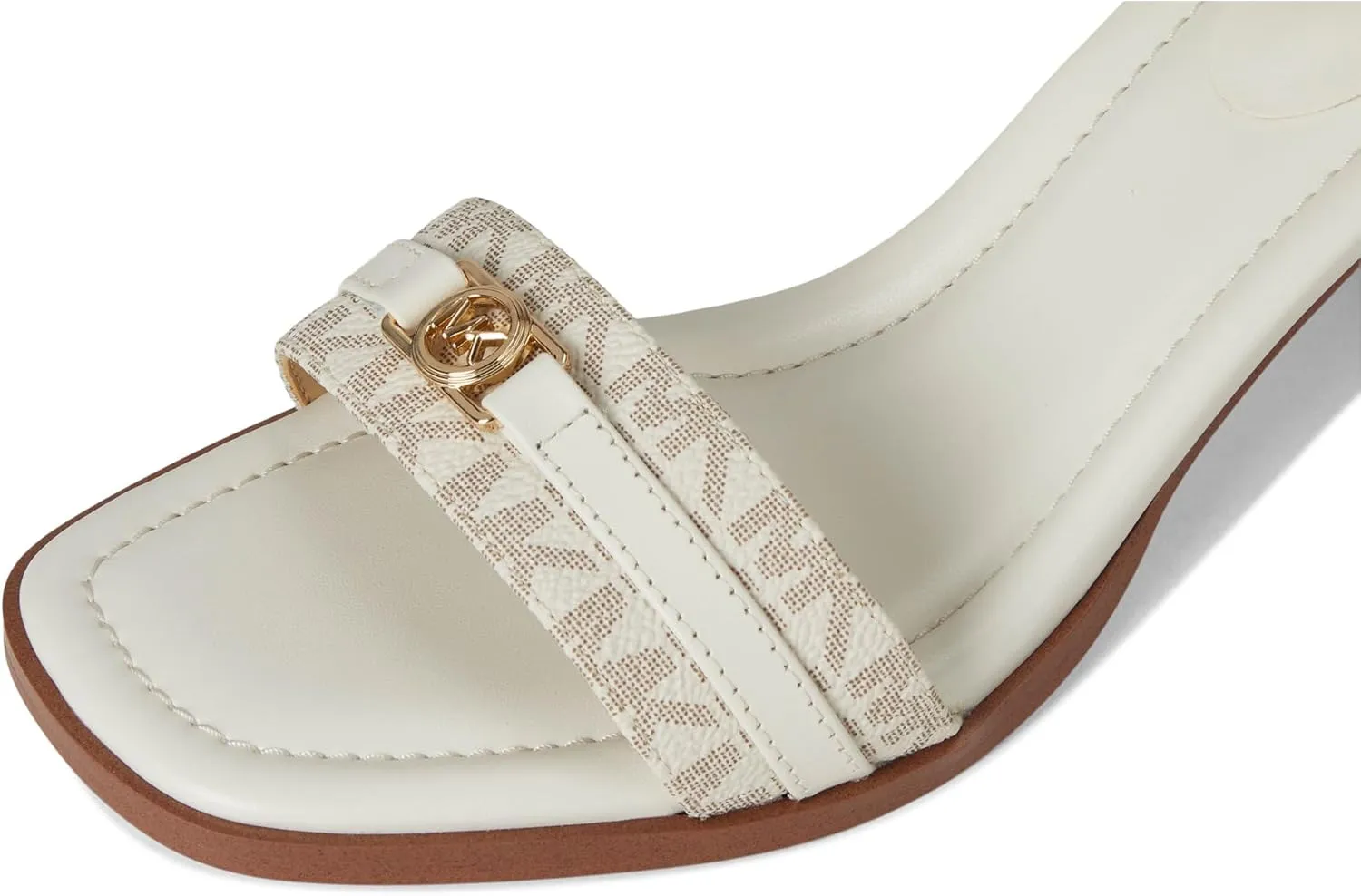 Michael Kors Women's Mandy Mid Sandal Heeled