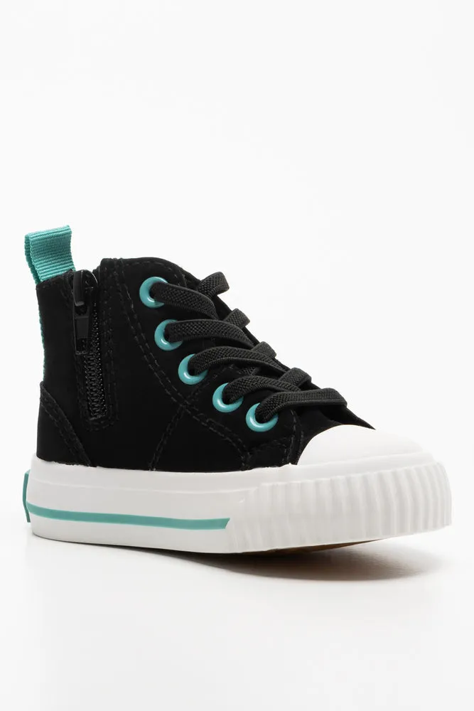 Mickey Mouse High Top Sneaker Black