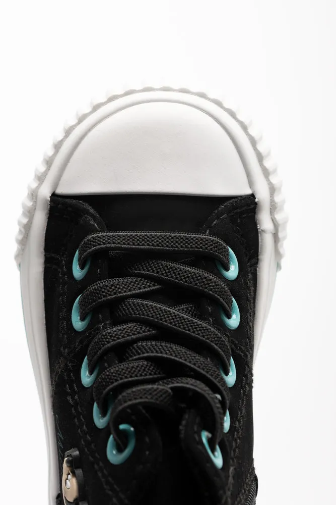 Mickey Mouse High Top Sneaker Black