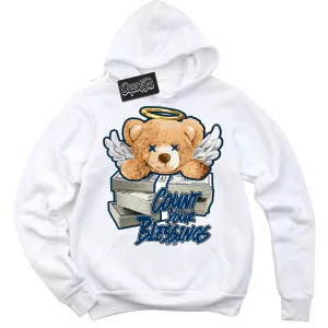 Midnight Navy 1s Sneaker Hoodie Count Your Blessings Graphic