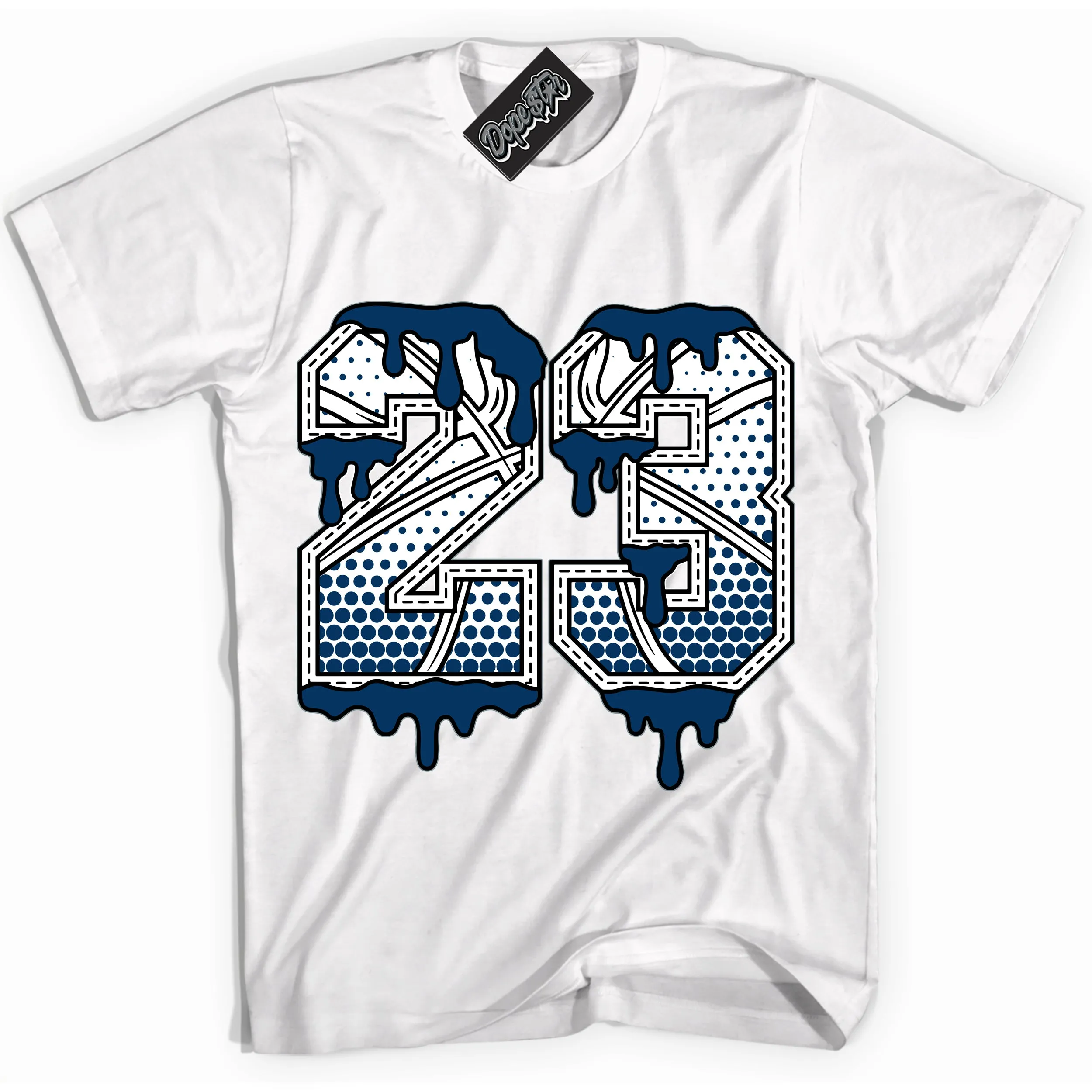 Midnight Navy 1s Sneaker Shirt 23 Ball Graphic