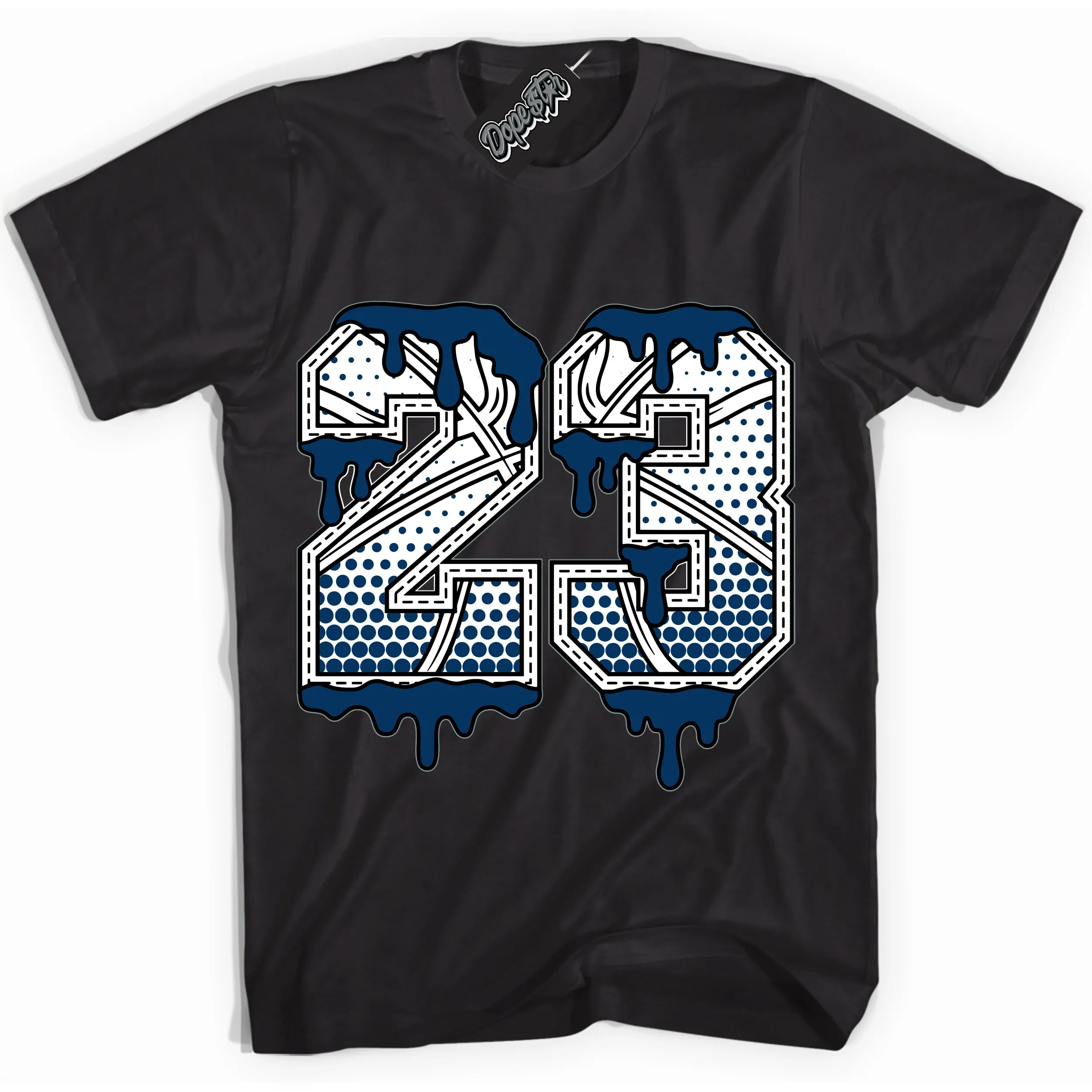 Midnight Navy 1s Sneaker Shirt 23 Ball Graphic