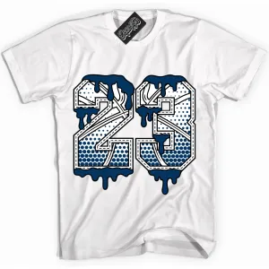 Midnight Navy 1s Sneaker Shirt 23 Ball Graphic