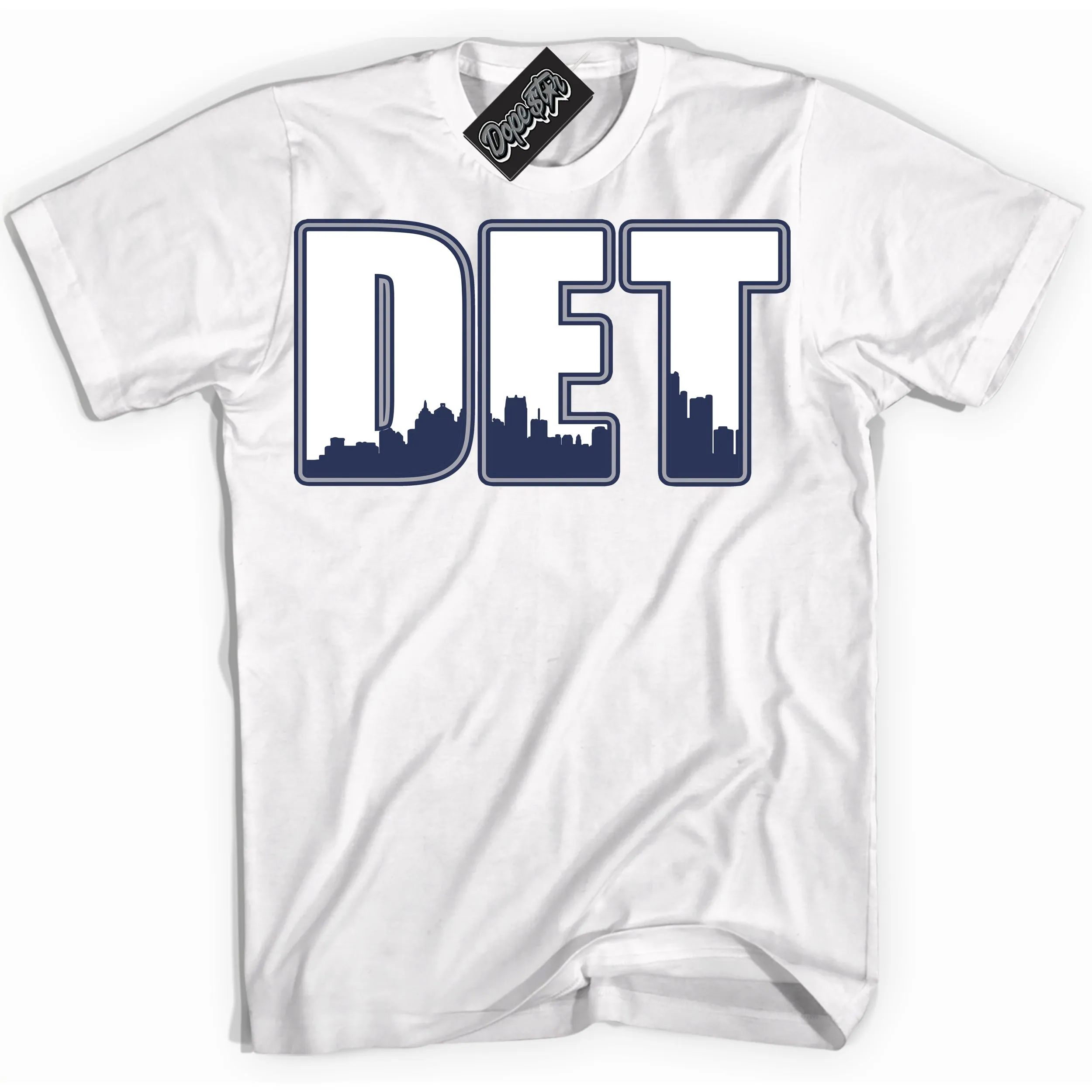 Midnight Navy 3s Sneaker Shirt Detroit Graphic