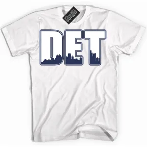 Midnight Navy 3s Sneaker Shirt Detroit Graphic