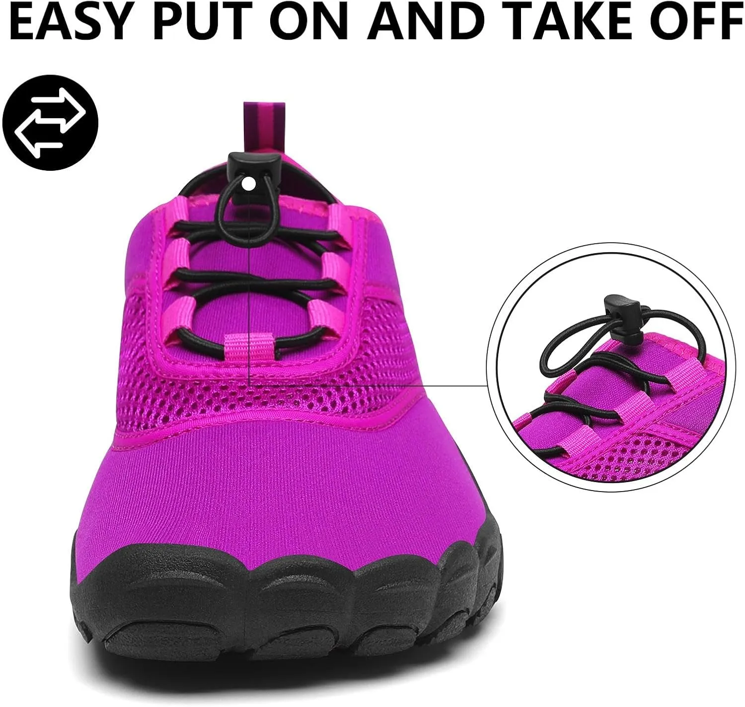 Mishansha Water Shoes for Women Barefoot Shoes Men Quick-Dry Swim Shoes