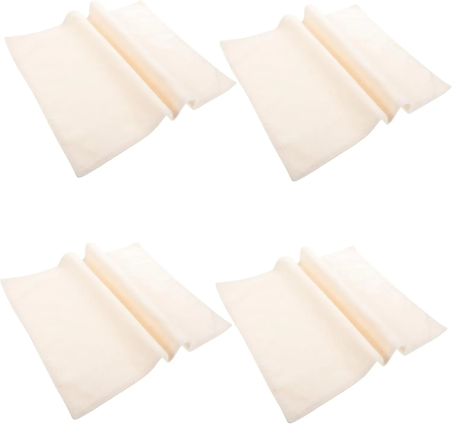 Mobestech Elegant 4-Piece Home Placemats Easy-Clean Anti-Slip Table Mats Suitable for Parties Hotels Family Gatherings