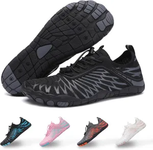 MOCHINI Hike Barefoot Shoes Grounded Footwear for Womens Men Non-Slip Wide Toe Neuropathy Beach Pool Aqua Swimming Surf Hiking Walking Quick Dry Water Shoes