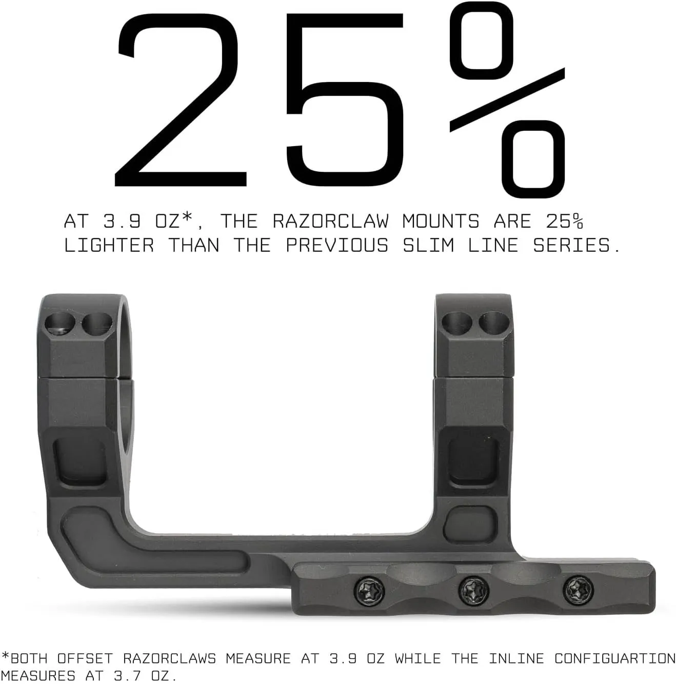 Monstrum Ultralight Razorclaw Dual Ring Scope Mount