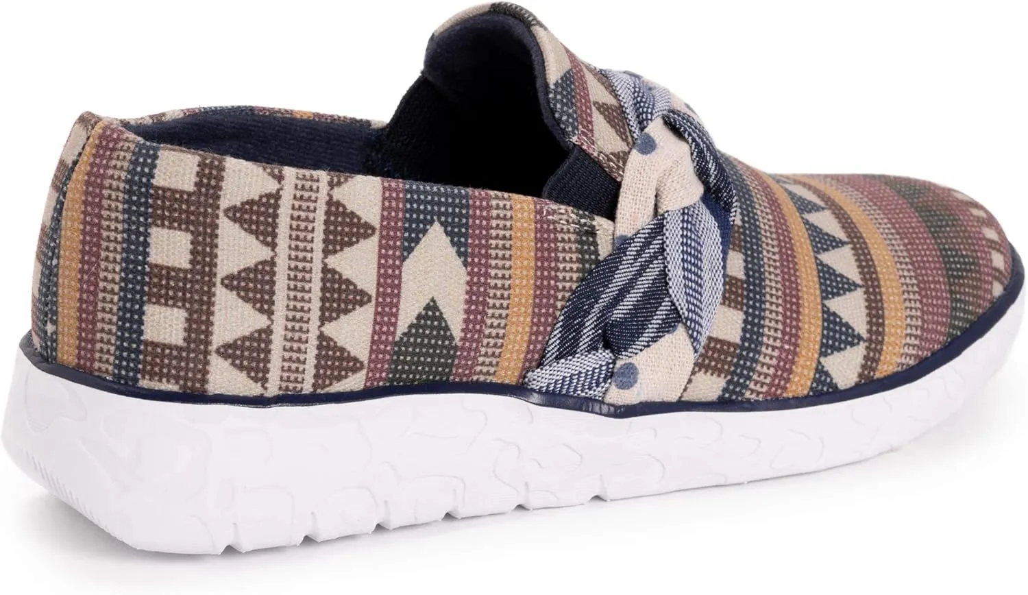 MUK LUKS Women's Boardwalk Stroll Sneaker-Beige Loafer