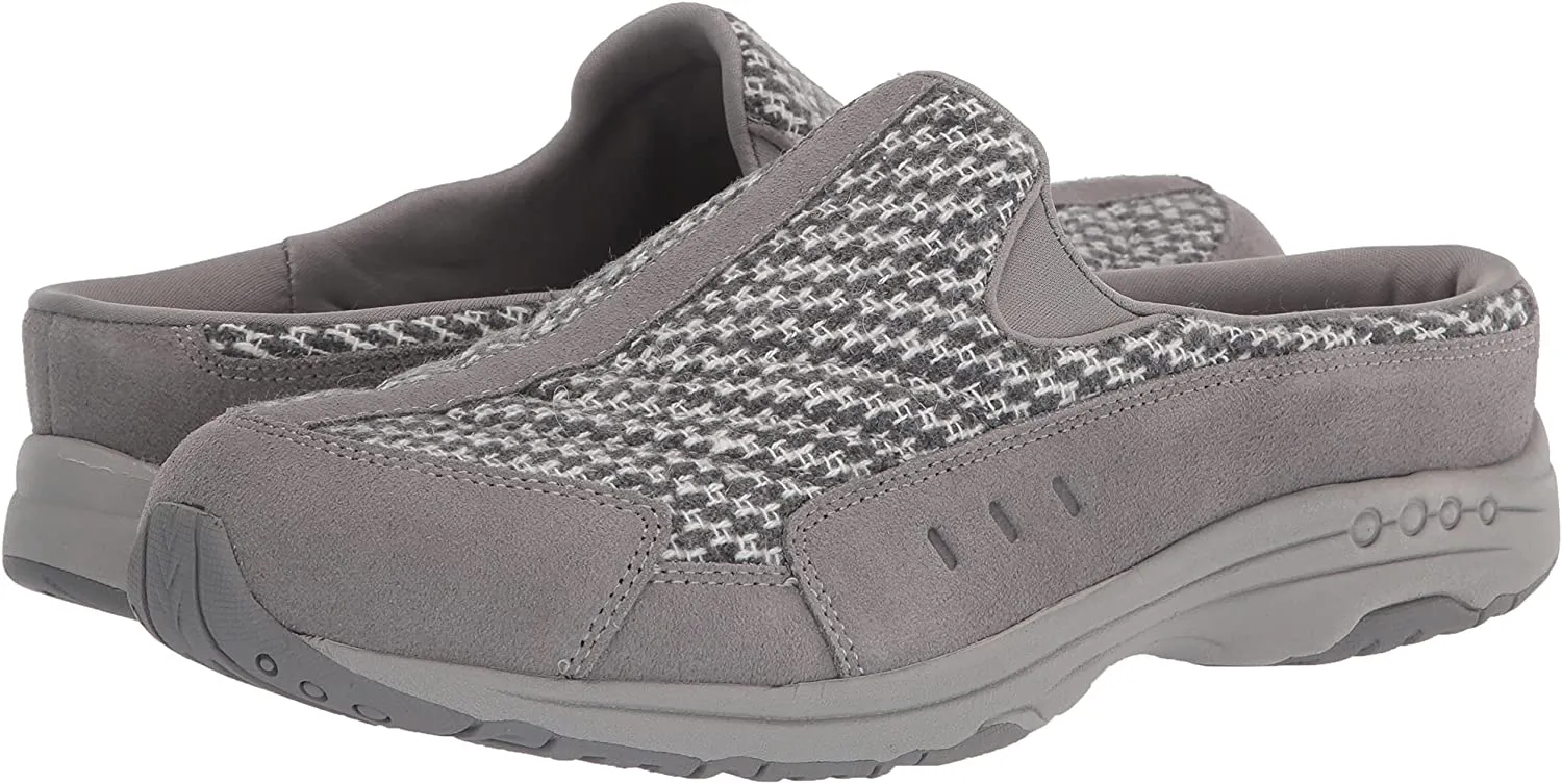 Mule Clog Wide selection X-Wide Time Round On Spirit Slip Express delivery Grey Closed-Toe Travel 030 Easy