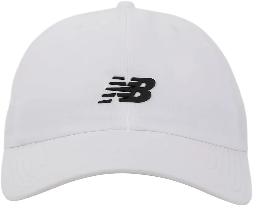 New Balance Adult Unisex 6 Panel Lightweight Adustable Performance Workout Gym Running Hat