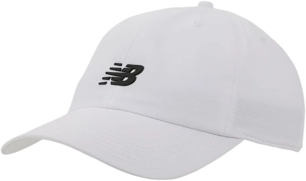 New Balance Adult Unisex 6 Panel Lightweight Adustable Performance Workout Gym Running Hat