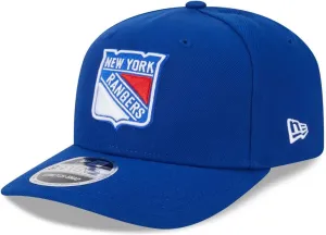 New Era NHL 9SEVENTY Stretch-Snap Adjustable Snapback Hat Cap One Size (US, Alpha, One Size, New York Rangers - Blue)