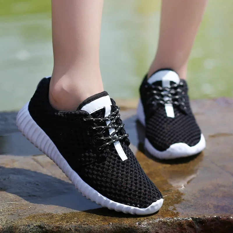 New Mesh Women Sneakers Breathable Flat Shoes