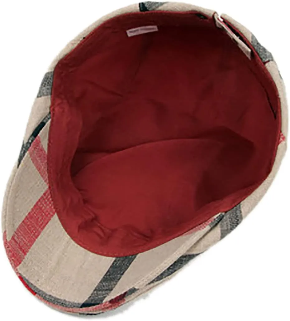 Newsboy Men's Hat Camo Cotton Classic Adjustable Cap Flat Soft Hunting Golf