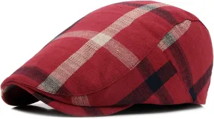 Newsboy Men's Hat Camo Cotton Classic Adjustable Cap Flat Soft Hunting Golf