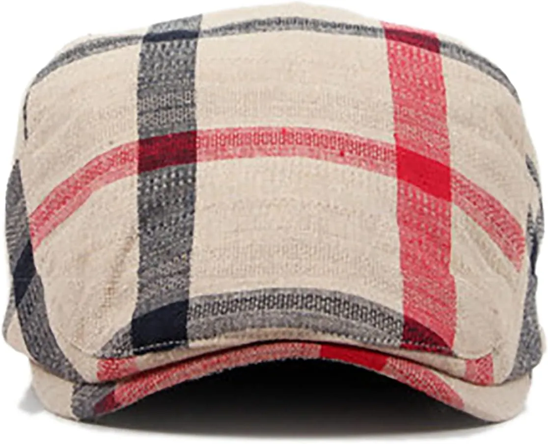 Newsboy Men's Hat Camo Cotton Classic Adjustable Cap Flat Soft Hunting Golf
