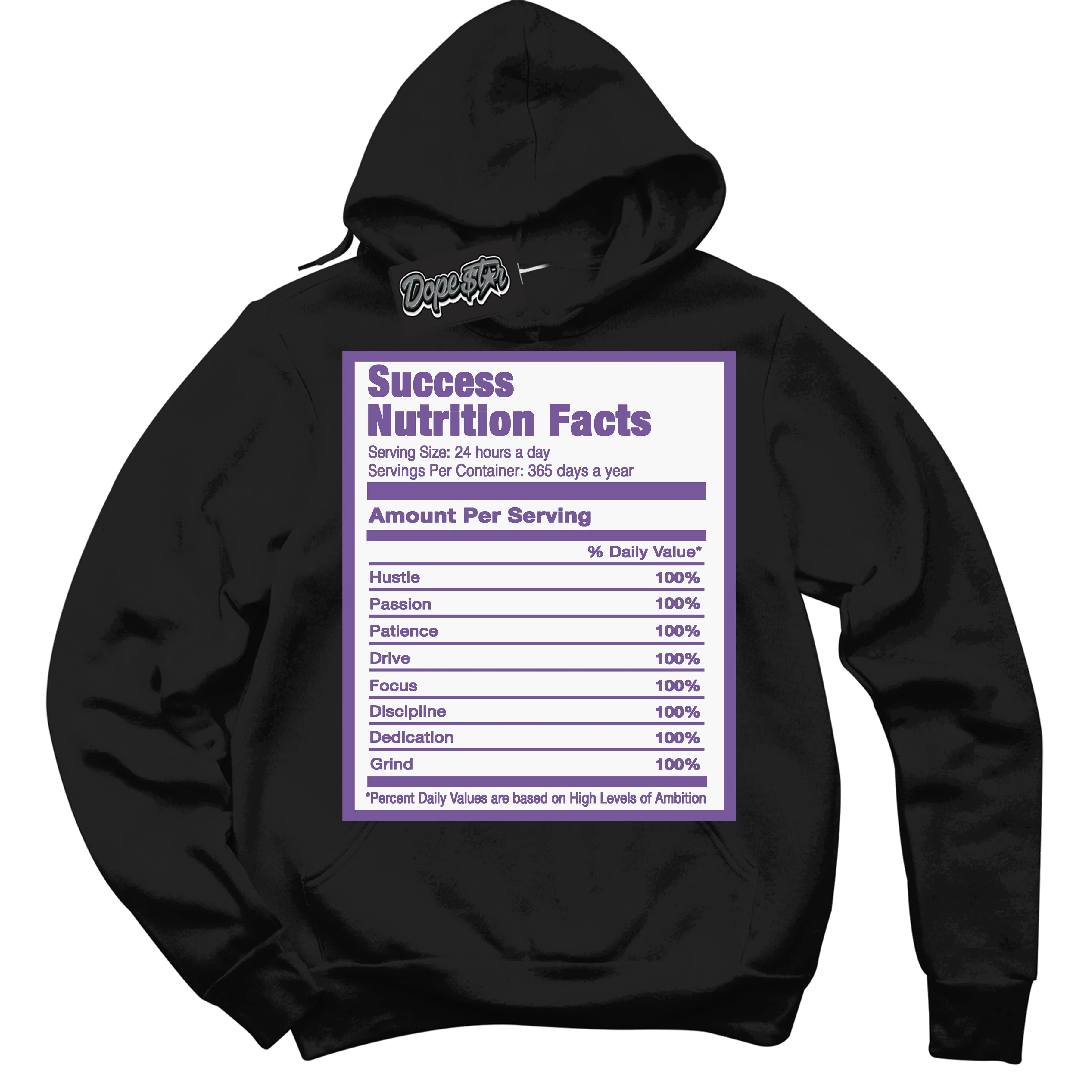 Next Nature Black Raspberry Sneaker Hoodie Success Nutrition Graphic