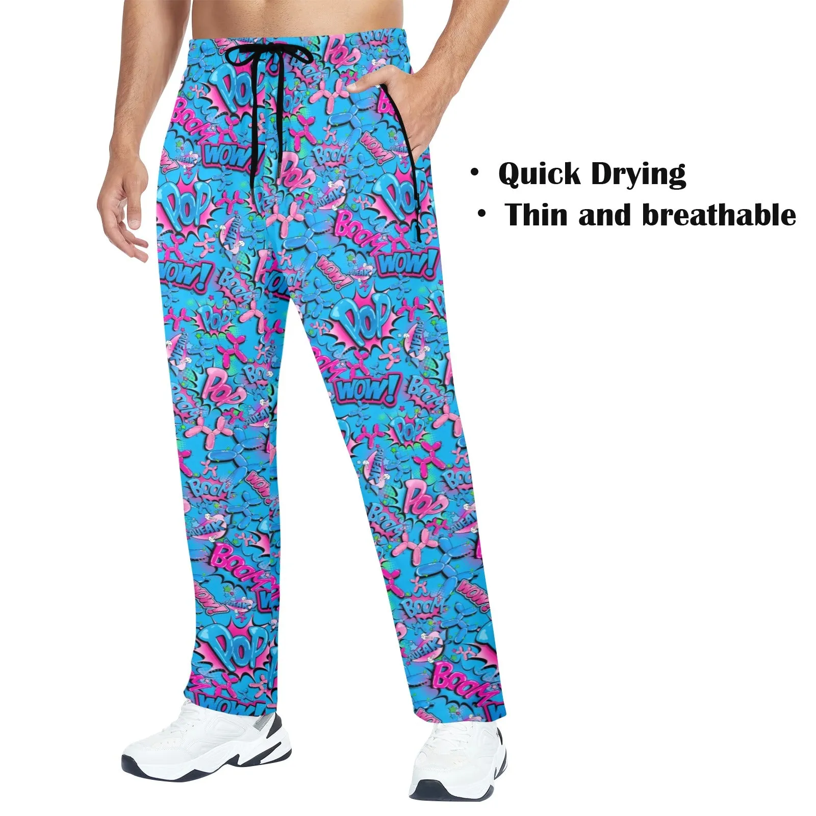 Nifty BOOM! Blue - Men's Quick Dry Pants (S - 4XL)