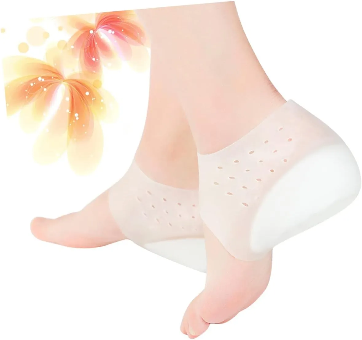 NOLITOY Heighten Insoles Barefoot Inserts for High Heels Arch Support Silicone Pads 2cm Lift