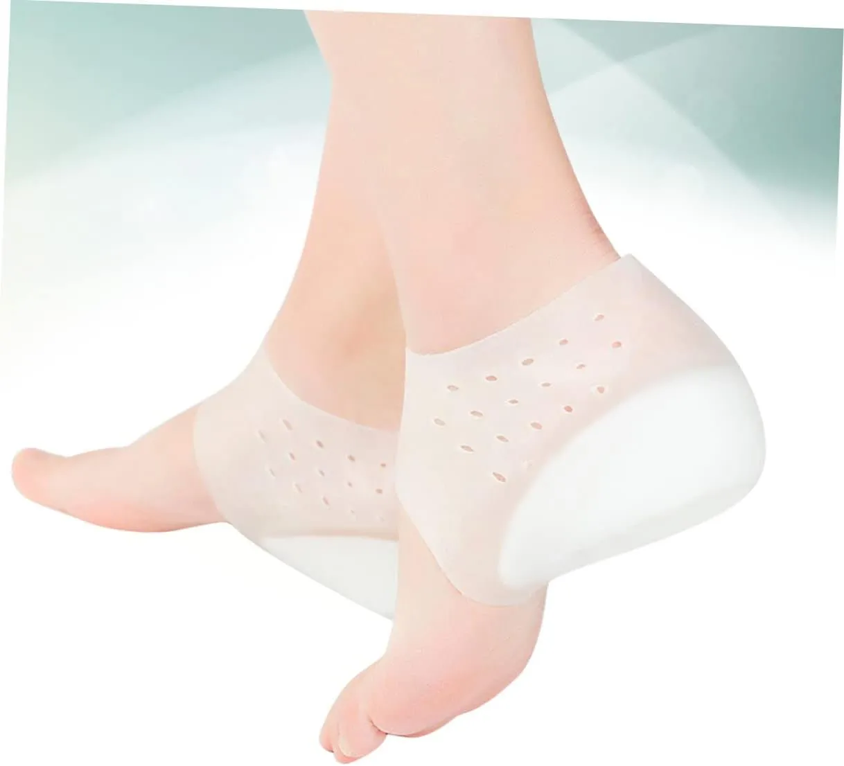 NOLITOY Heighten Insoles Barefoot Inserts for High Heels Arch Support Silicone Pads 2cm Lift