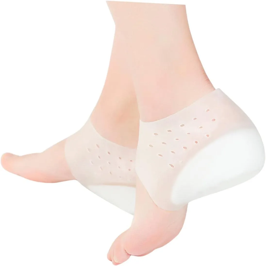 NOLITOY Heighten Insoles Barefoot Inserts for High Heels Arch Support Silicone Pads 2cm Lift