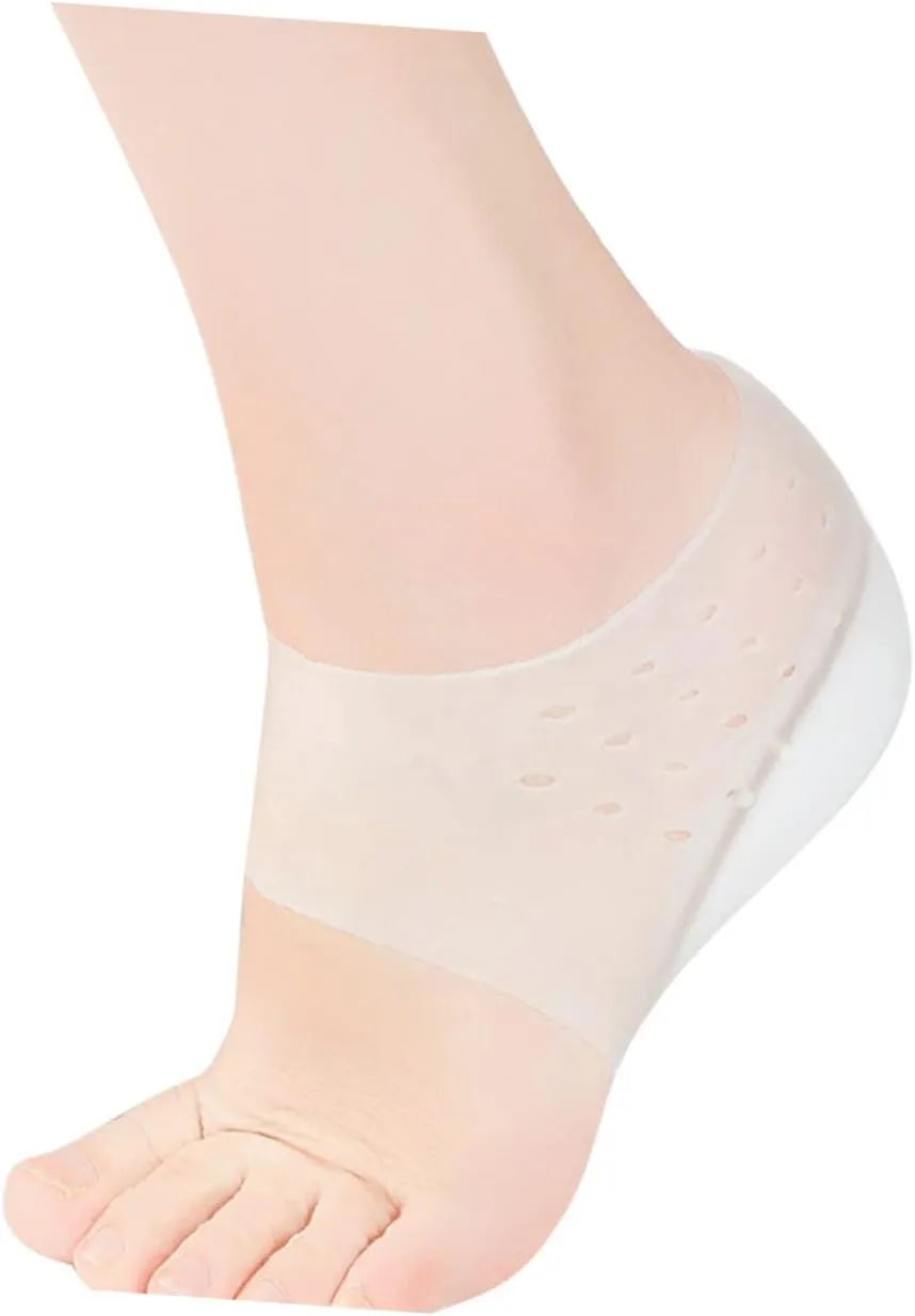 NOLITOY Heighten Insoles Barefoot Inserts for High Heels Arch Support Silicone Pads 2cm Lift