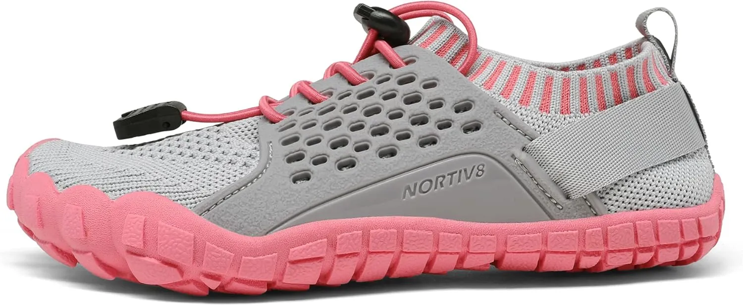 NORTIV 8 Kids Water Shoes, Lightweight Quick Dry Barefoot Athletic Aqua Sports Shoes for Boys & Girls, Outdoor, Summer
